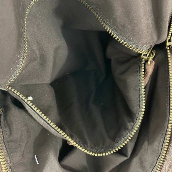 Lucky Brand Cow Hide Leather Shoulder Bag - Picture 10 of 15